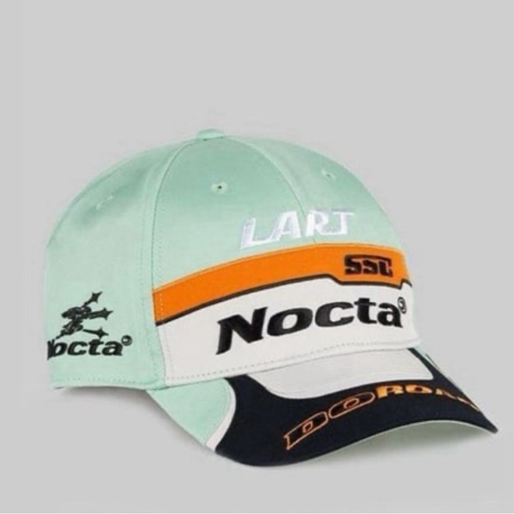 NOCTA X L'ART CLUB RACING CAP - ENAMEL GREEN/LIGHT BONE